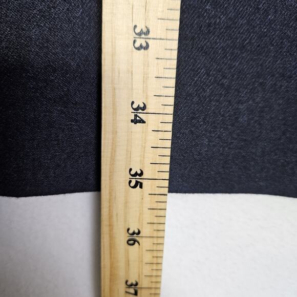 Pablo Gerard Darel Wool Blend Dress Navy Lace Minimalist Designer EUR 42 US 12 L - Picture 14 of 16